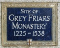 Grey Friars plaque London.jpg